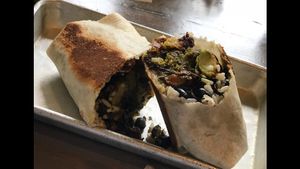 Seasonal Vegan Burrito March 2018 at Righteous Cuisine in Grand Haven