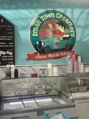   at Small Town Creamery in Holmes Beach