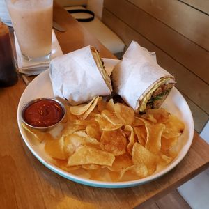 Hummus Wrap at Inspiracion 9 in Tijuana