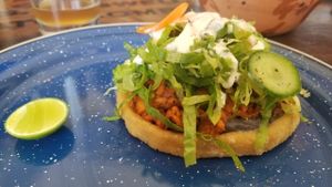 Torta Ahogada (drenched in sauce) at Inspiracion 9 in Tijuana