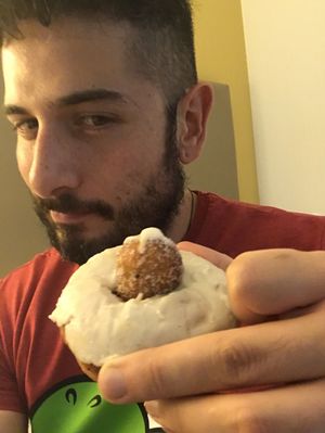 Vegan donut with a hint of lemon ? very nice  at Inspiracion 9 in Tijuana