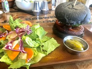 Hamburguesa carbón  at Inspiracion 9 in Tijuana