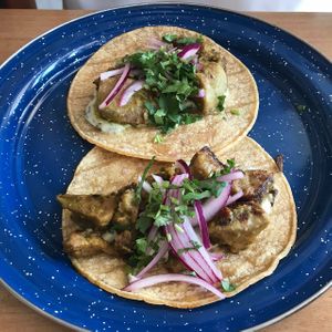 Tacos de carnitas at Inspiracion 9 in Tijuana