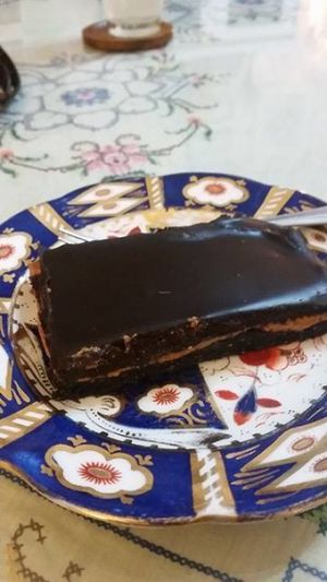 Chocolate Slice at The London Tearoom in Chiang Mai