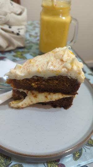 Carrot cake   at The Vegan Way Cafe in Braintree