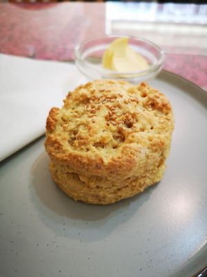Savoury Scone at The Vegan Way Cafe in Braintree