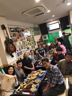 Gaja festeno at SOJO Esperanto-Vegana Kafejo in Tokyo