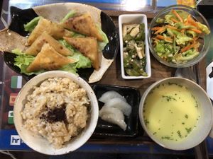 Kun Tutgranjna Rizo kaj supo  at SOJO Esperanto-Vegana Kafejo in Tokyo