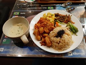 Meal of the day at SOJO Esperanto-Vegana Kafejo in Tokyo