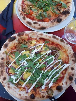 Vegan pizzas! at Tuba - Food and Lounge in Oulu
