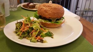 Zelenina Burger  at U Zelenina in Prague