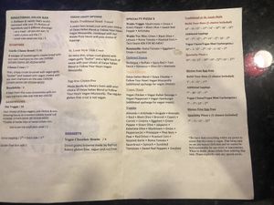 Vegan Menu at Summit Pizza in Lees Summit