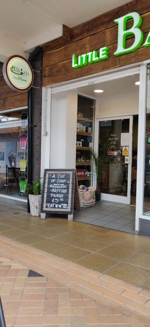 Outside at Little Barista in Burnley