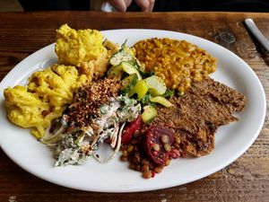 Assorted dishes. (approx £9) at Natural Bar & Kitchen in Birmingham