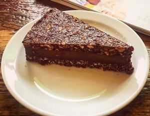 Vegan Ferrero Rocher cake at Natural Bar & Kitchen in Birmingham