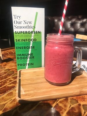 Amazing Smoothies and all vegan!  at Natural Bar & Kitchen in Birmingham