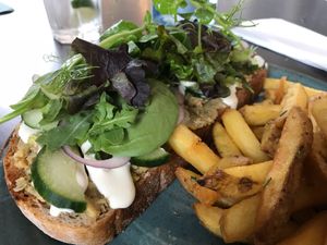 ‘Tuna’ sandwich  at Natural Bar & Kitchen in Birmingham