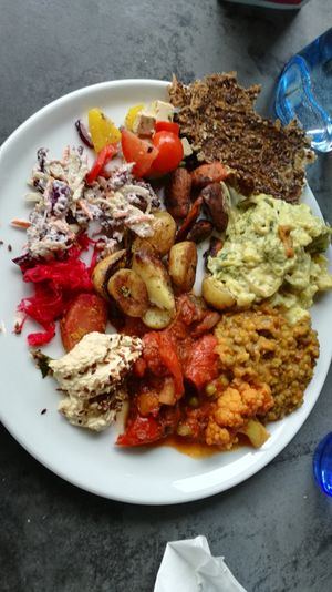 Pay be weight buffet at Natural Bar & Kitchen in Birmingham