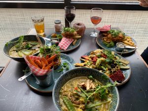 A great selection of food. at Natural Bar & Kitchen in Birmingham