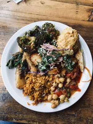 Buffet (cost approx £14) at Natural Bar & Kitchen in Birmingham