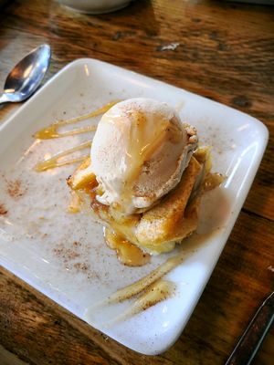 Apple pie at Natural Bar & Kitchen in Birmingham