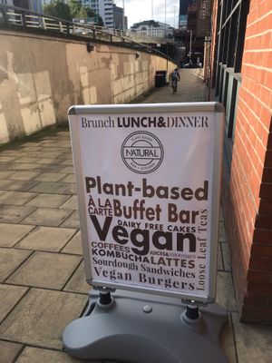 Outside at Natural Bar & Kitchen in Birmingham