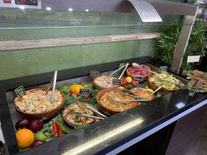 Buffet bar at Natural Bar & Kitchen in Birmingham