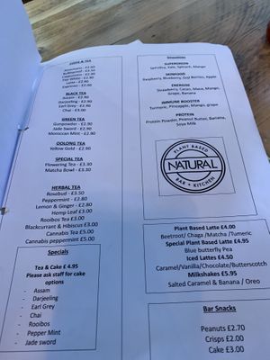 So many drinks - a full booklet worth  at Natural Bar & Kitchen in Birmingham