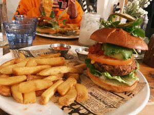 The ultimate burger! at Natural Bar & Kitchen in Birmingham