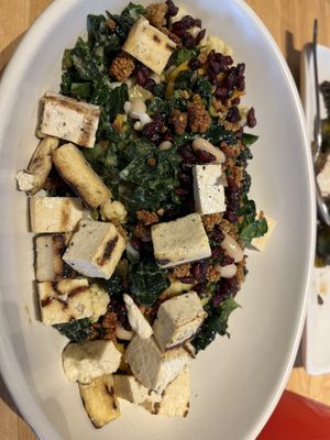 Winter harvest salad with tofu  at True Food Kitchen in Naples