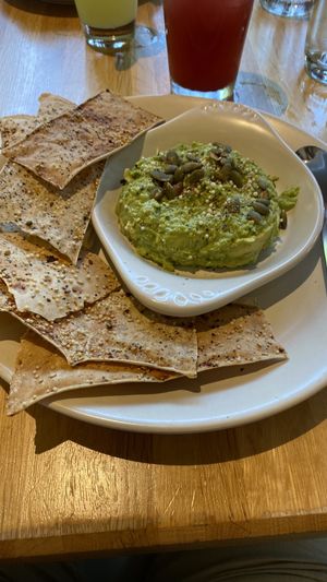 Edamame guacamole   at True Food Kitchen in Naples