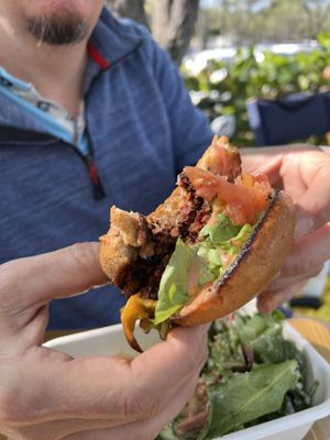 Sorry, meant to take picture before taking a bite!  at True Food Kitchen in Naples