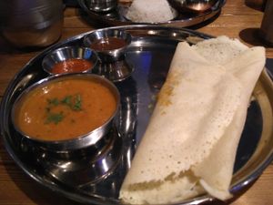 dhosa at Manjus in Brighton