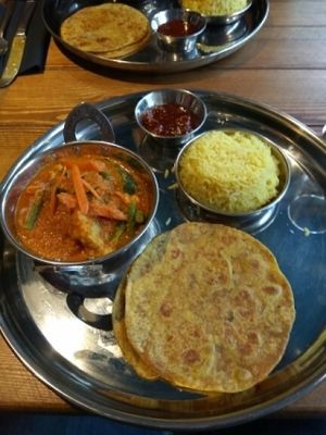 Surti Shaak at Manjus in Brighton