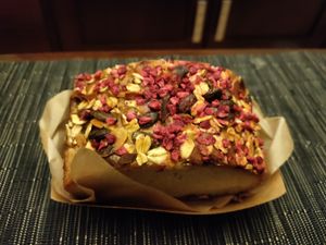 This wasn't what we ordered but it was tasty! at Khambú Quart in Valencia