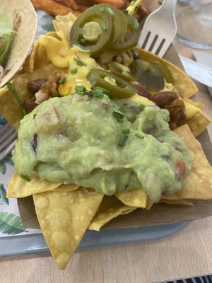 Nachos  at Khambú Quart in Valencia
