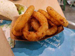 Aros de cebolla at Khambú Quart in Valencia