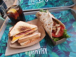 Wrap, Bacon Cheese Sandwich at Khambú Quart in Valencia