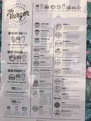 menu at Khambú Quart in Valencia