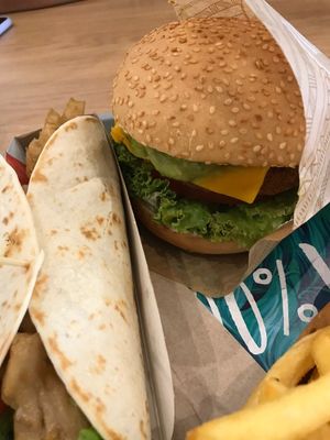 Hamburguesa picante at Khambú Quart in Valencia