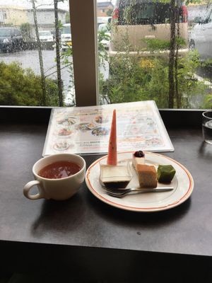 Limited edition anniversary menu at Tierra Cafe in Toyama