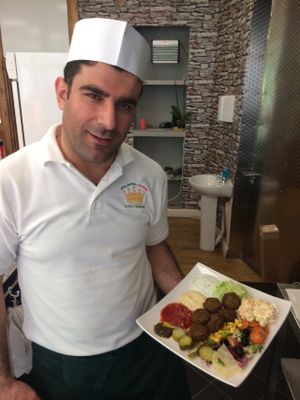 chef plate £6.00 only  at Falafel King in Cheltenham