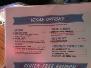 Ask for the separate vegan menu at Char Bar in Kansas City