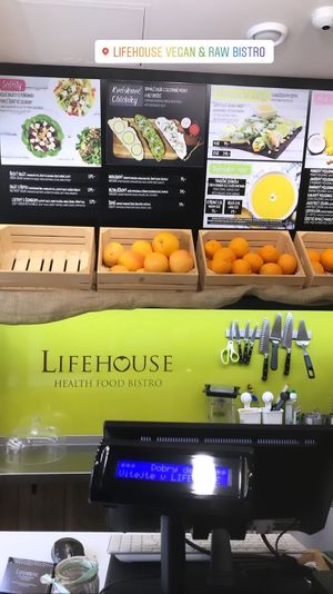 fresh juices and smoothies at Lifehouse Bistro in Prague