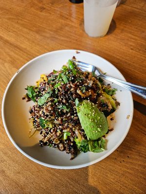 Forbidden Rice at Flower Child in Del Mar