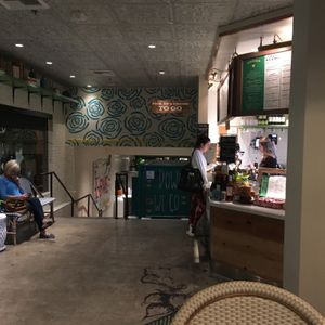 order counter at Flower Child in Del Mar