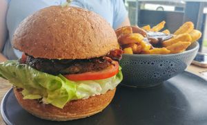 VBD Burger at MooFree Burgers  in Maroochydore