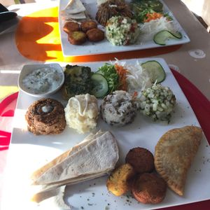 vegatrian Plate  at Topoly in Havana