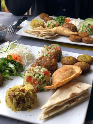Great vegan plate  at Topoly in Havana
