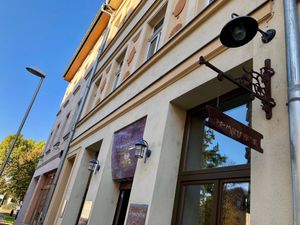 outside at Die Manufaktur in Gera